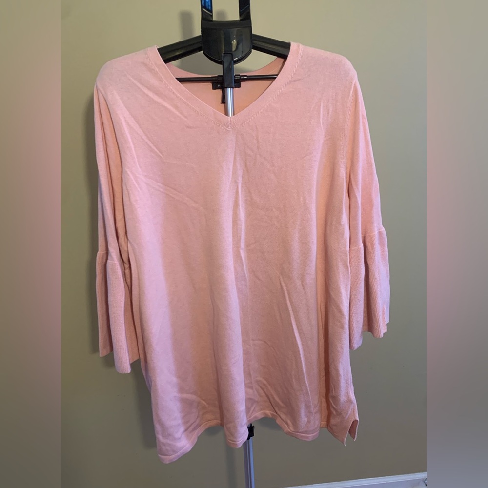 ￼ ballet slipper pink feminine sweater.